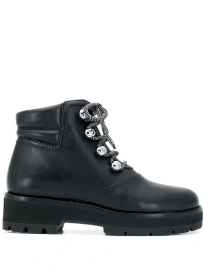 3.1 Phillip Lim Dylan Lace-up Hiking Boots In Black