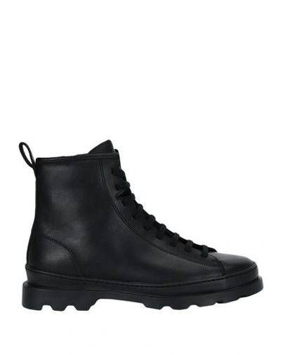 Camper Ankle Boots In Black