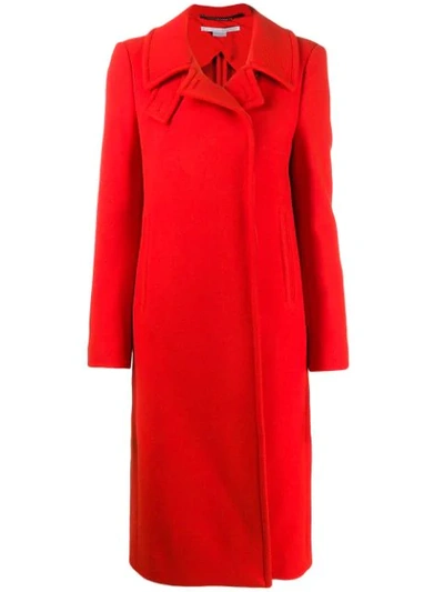 Stella Mccartney Single-breasted Coat In Red