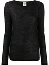 Semicouture Lightweight Sweatshirt In Black