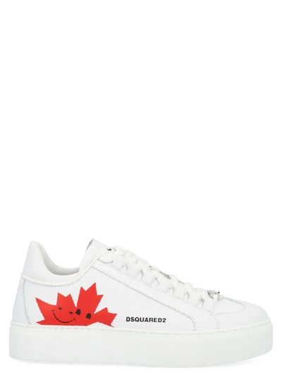 Dsquared2 Canadian Team Shoes In White