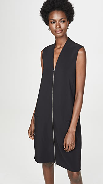 zip front shift dress