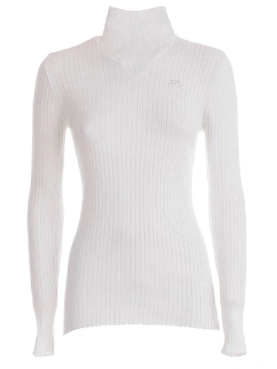 Courrèges Sweater L/s In White