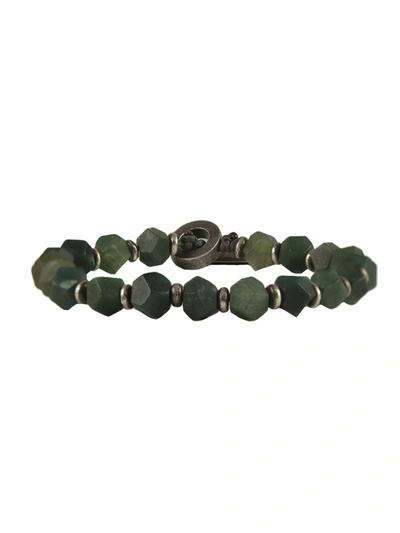 M Cohen The Moss Agate Axiom Bracelet In Green