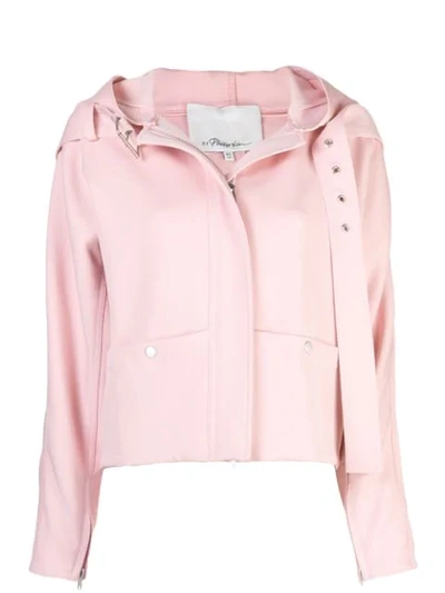 3.1 Phillip Lim / フィリップ リム Twill Hooded Jacket In Pink