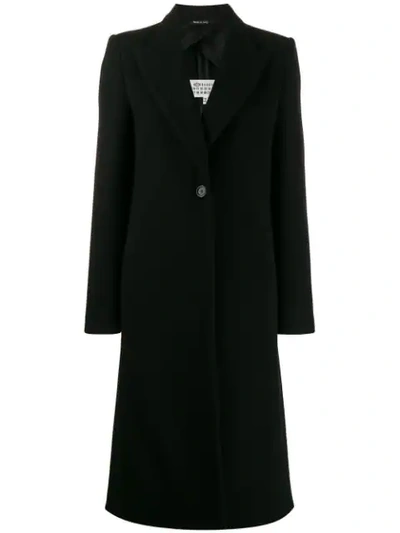 Maison Margiela Single-breasted Coat In Black