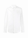 Ferragamo Classic Curved Hem Shirt In White