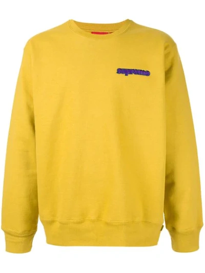 Supreme 'connect' Sweatshirt In Yellow