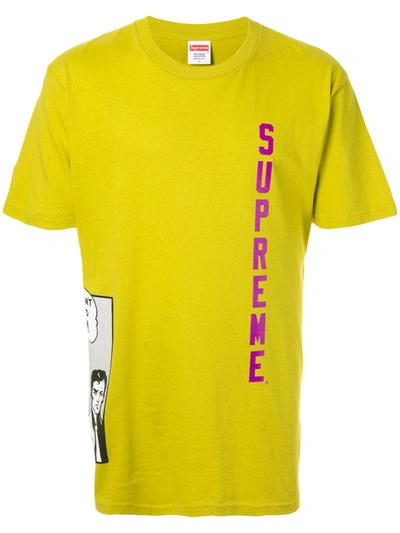 Supreme Thrasher T-shirt In Yellow