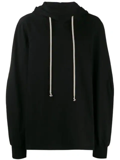 Rick Owens Drkshdw Jumbo Oversized Hoodie In Black