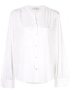 Vince Shirred Back Blouse In White
