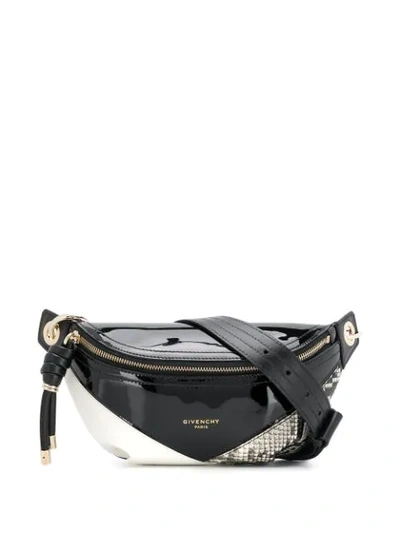 Givenchy Patchwork Belt Bag In Black