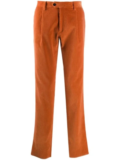 Etro Casual Corduroy Trousers In 751 Orange