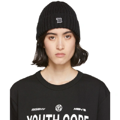 Misbhv Black Logo Beanie