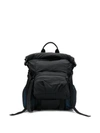 Bottega Veneta Cargo Pocket Backpack In Black