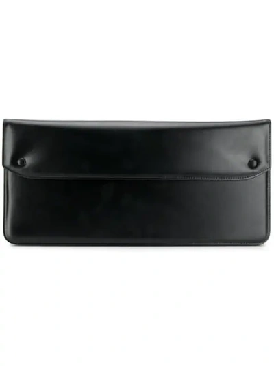 Maison Margiela Snap Fastening Pouch In T8013 Black