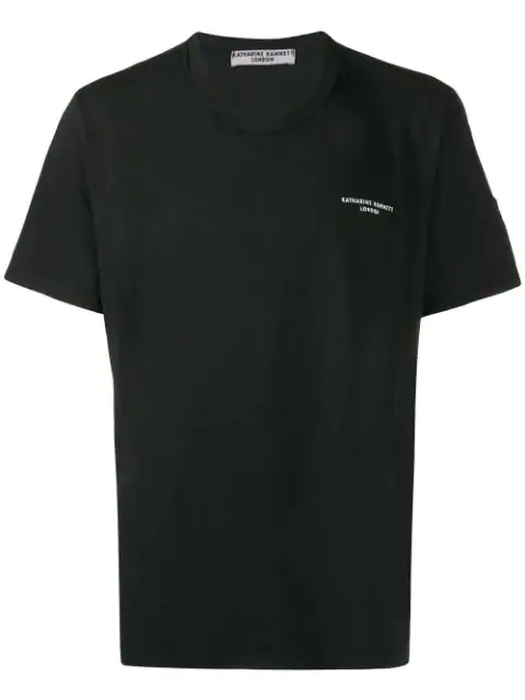 Katharine Hamnett 'ivan' T-shirt In 999 Black | ModeSens