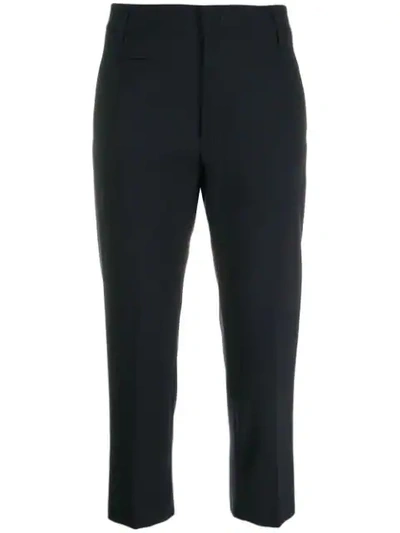 Dondup Tailored Cropped Trousers In Blue