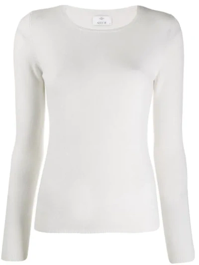 Allude Lightweight Sweatshirt - 白色 In White