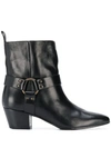 Marc Ellis Pull-on Ankle Boots In Black