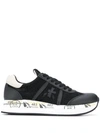 Premiata Monochrome Sneakers In Black