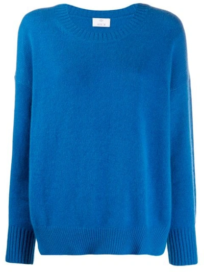 Allude Lightweight Sweatshirt In Blue