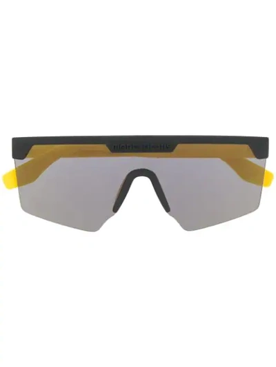 Marc Jacobs Oversized Flat Top Sunglasses In Yellow