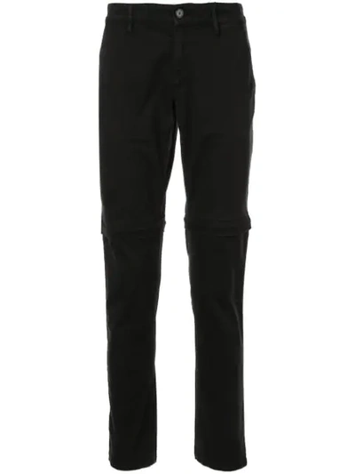 Kenzo Knee Pleat Detail Trousers In Black