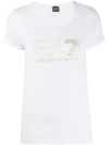 Ea7 T-shirt Mit Logo In White