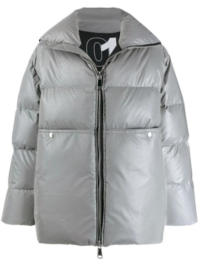 Khrisjoy Loose-fit Padded Coat In Grey