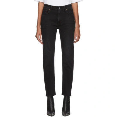 Acne Studios Black Bla Konst Melk Used Jeans In Used Black