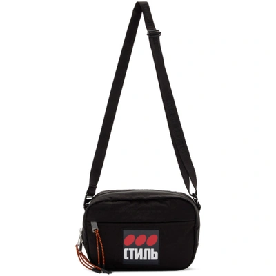 Heron Preston Shoulder Bag In Black Multicolor