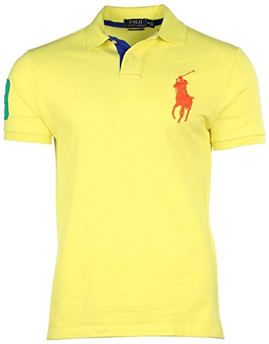black polo shirt with yellow horse