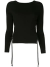 Dion Lee Cut Out Sweater In Black
