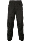 Stone Island Ripstop Trousers In Black