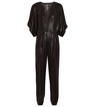 Norma Kamali Kamalikulture Rectangle Jog Jumpsuit In Black