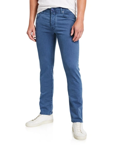 Jacob Cohen Men's Brushed 5-pocket Jeans, Light Blue