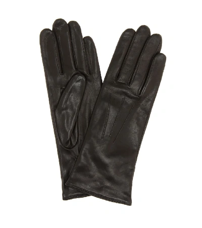 Isabel Marant Easy Rider Leather Gloves In Black