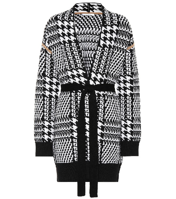 max mara houndstooth cardigan
