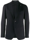 Tagliatore Regular Tailored Jacket In Blue