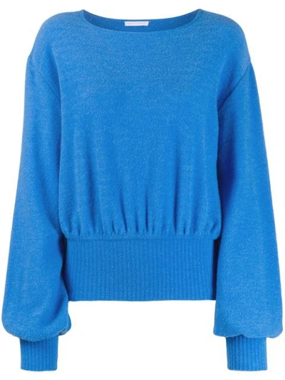 Société Anonyme Wide Sleeved Sweatshirt In Blue