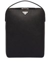 Prada Saffiano Backpack In Black