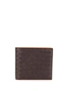 Bottega Veneta Intrecciato Weave Wallet In Brown