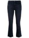 J Brand Skinny Crop Jeans In Blue