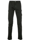 Stone Island Slim Fit Chinos In V0129 Black