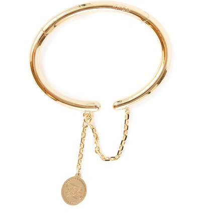 Fendi Karligraphy Bracelet In Oro