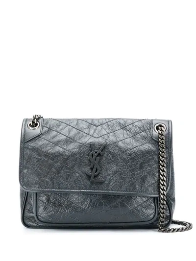 Saint Laurent Medium Niki Shoulder Bag In Grey