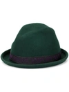 Emporio Armani Turned-up Brim Hat In Green