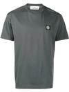 Stone Island Chest Patch T-shirt In Grey