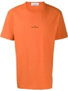 Stone Island Short Sleeved T-shirt In Orange
